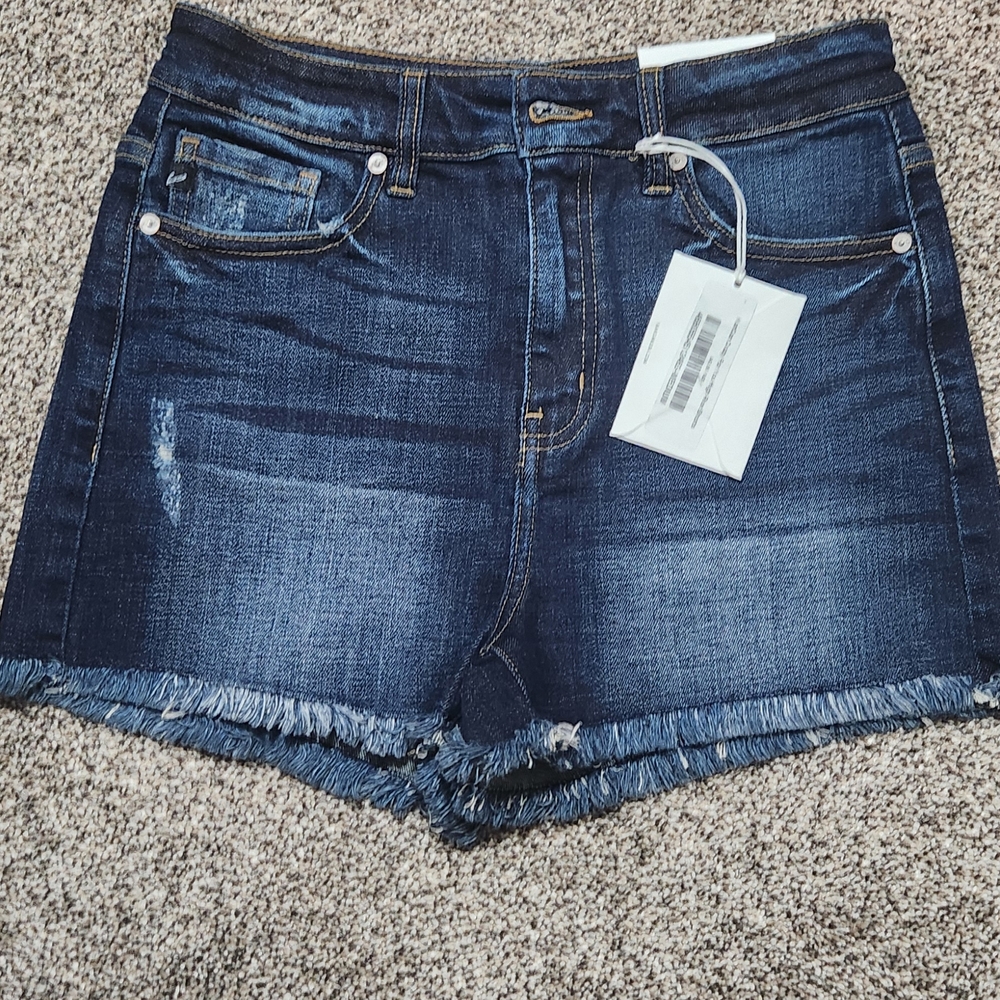 KanCan Dark Blue Jean Shorts
